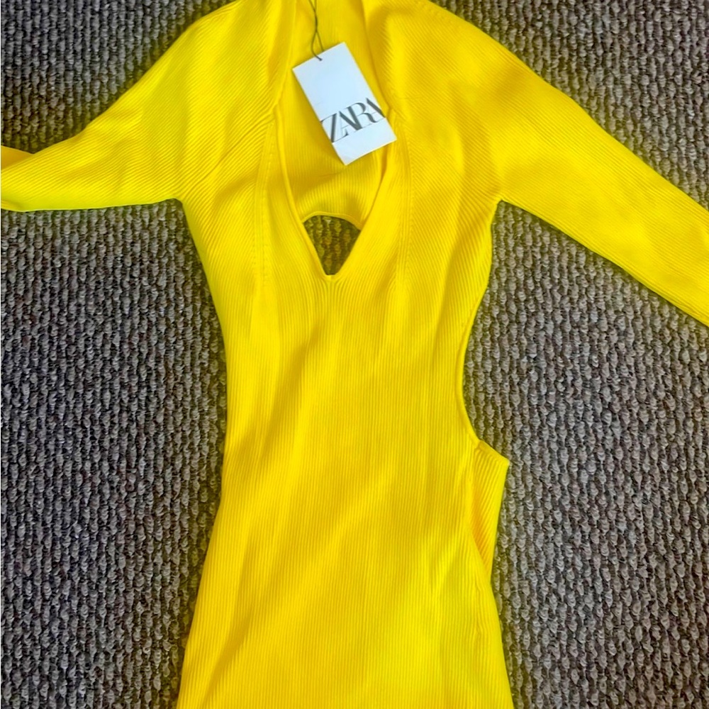 New* Zara Cutout Mini Dress
